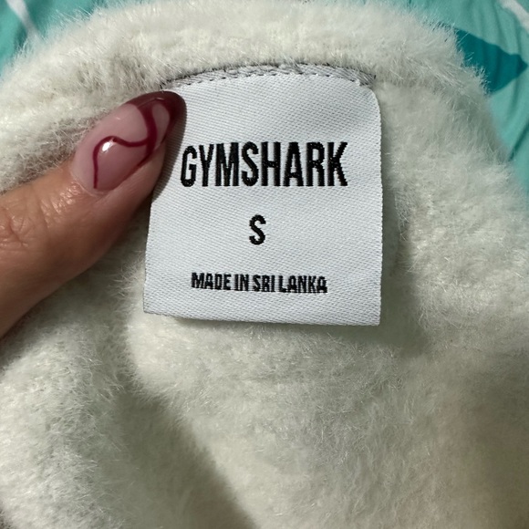 Gymshark Whitney Oversized Eyelash Knit Sweater in Skylight White, size Small - Picture 2 of 5